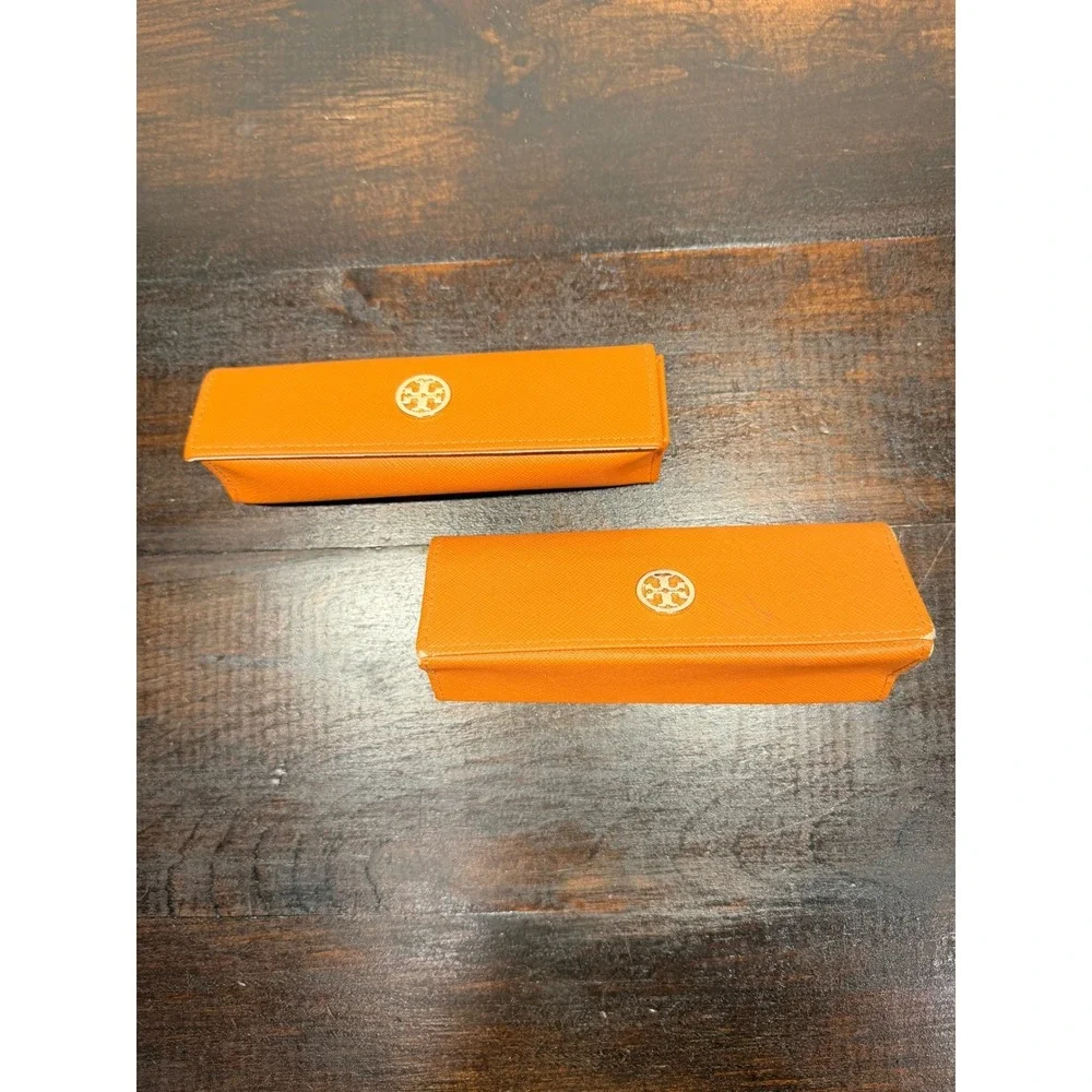 Tory Burch Eyeglasses & Cases Frame 52-17‎ Cat Eye Metal Blue Gold TY 1067 3296